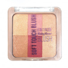 Ruby Rose Soft Touch 6 blush in 1 Blush HB-6109 tone 04, 7.5 g