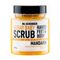 Sugar body scrub of Mr.Scrubber Sugar baby Mandarin all-type skin, 300 g