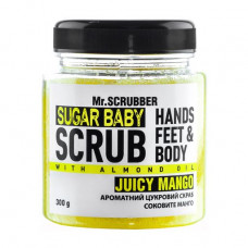 Sugar body scrub of Mr.Scrubber Sugar baby Mellow Mango all-type skin, 300 g