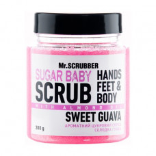Sugar body scrub of Mr.Scrubber Sugar baby Sweet Guava all-type skin, 300 g
