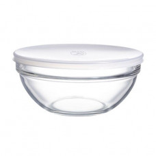 Luminarc Arc salad bowl with a white cover, transparent, 12 cm (H1149)