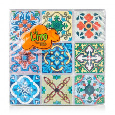 Napkin decorative Lito Mosaic 3-sloynay, 33*33, 18 pieces