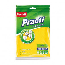 Napkin for cleaning of Paclan Soft Cotton of 34*45 cm, 10 pieces