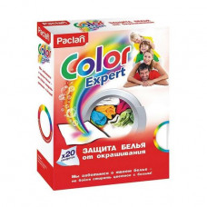 Napkins of Paclan Color Expert for prevention of coloring of linen during washing, 20 pieces