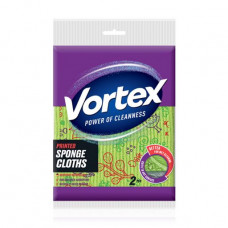 Vortex napkins for cleaning cellulose with a print, 2 pieces