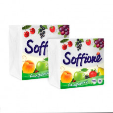 Soffione tissues single-layer white 33*33 cm, 100 pieces