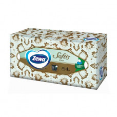 Cosmetic wipes Zewa Softis, 4-layer, 80 pieces