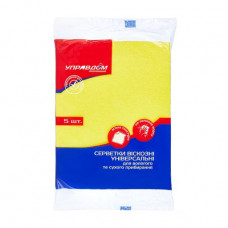 Napkins viscose universal House manager Ekonomny, 5 pieces