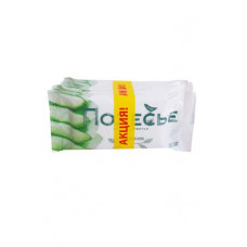 Wet towel wipes of Pol_ssya with an aloe, 10kh5sht