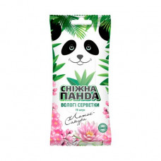 Wet towel wipes Snow Panda Oriental cherry, 15 pieces.