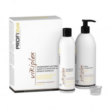Saloon set of protection of structure and hair color of Profi Style Vikiplex (serum activator, 250 ml + cream stabilizer, 500 ml)