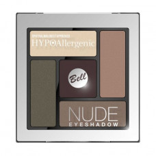 Sateen and cream eye shadow Bell Hypoallergenic Nude Eyeshadow 04 Earth Tones, 5 g