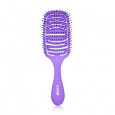 Brush massage for SOVART hair wide, produvny, violet