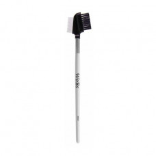 Brush hairbrush for eyelashes and eyebrows of WoBs flat, natural pile (W0007)