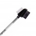 Brush hairbrush for eyelashes and eyebrows of WoBs flat, natural pile (W0007)