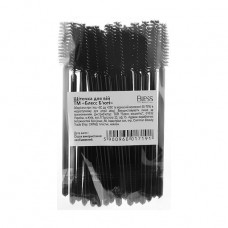 Brush for eyelashes and eyebrows of Bless Beauty 19, black, 24 pieces