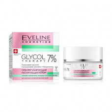 Seboreguliruyushchy mattifying cream for the person Eveline Cosmetics Glycol Therapy of 7%, for the fat and combined skin, 50 ml