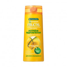 Shampoo of Garnier Fructis Threefold restoration strengthening for the injured and dry hair, 250 ml