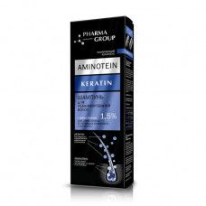 Pharma Group Aminotein Keratin shampoo for reanimation of hair, 150 ml