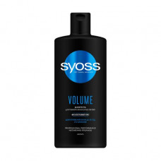 A fine hair Syoss Volume shampoo with violet rice, 440 ml