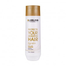 Shampoo for home care of Luxliss Keratin Smoothing Daily Shampoo on the basis of a keratin, 250 ml
