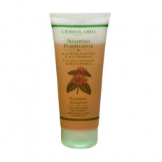 Shampoo for deep cleansing of L'Erbolario Purifying Shampoo with mint and vitamin E, 200 ml