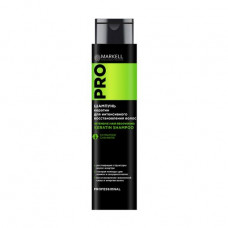 Shampoo for intensive restoration of Markell Pro Intensive Hair Recovering Shampoo Keratin, for the fragile and splitting hair, 400 ml (bottle)