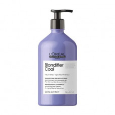 Shampoo for neutralization of undesirable yellowness of hair of L'Oreal Professionnel Serie Expert Blondifier Cool Shampoo, 750 ml