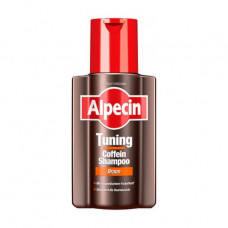Shampoo for toning of primary gray hair of Alpecin Tuning Braun Coffein Shampoo, 200 ml