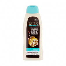 Shampoo for hair of Bielita Milk Protein Shampoo Restoration of hair without weighting, 500 ml
