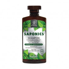 Shampoo for hair of Farmona Saponics Shampoo with Natural Soapwort and Nettle Leaf Extracts Nettle and saponariya, 330 ml