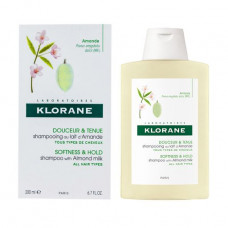Shampoo for hair of Klorane Volumising Shampoo with Almond Milk z almond milk, 200 ml