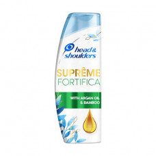 The Strengthening anti-dandruff shampoo Supreme Head & Shoulders, with argan oil and extract of a bamboo, 270 ml
