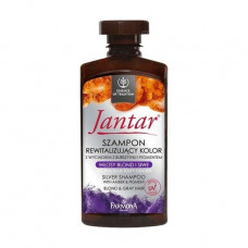Shampoo the restoring color of a gray and fair hair Farmona Jantar Silver Shampoo, 330 ml