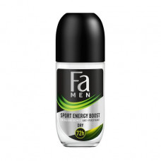 Ball antiperspirant of Fa Men Sport Energy Boost 72h, vigorous aroma, men's, 50 ml