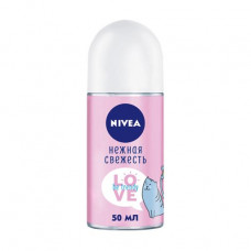 Ball antiperspirant for teenage girls of Nivea Love Be Trendy 24 H Gentle freshness, 0% of alcohol, 50 ml