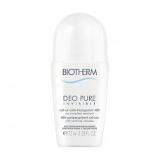 Ball antiperspirant for women of Biotherm Deo Pure Invisible Roll-on Antiperspirant 48H, 75 ml