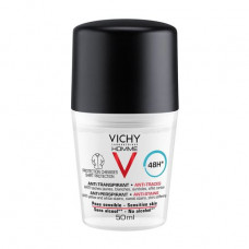Ball antiperspirant deodorant of Vichy Homme Anti-Perspirant Anti-Stain 48H against white traces and yellow spots, 50 ml