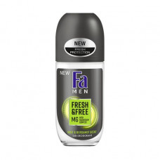 Fa Men Fresh & Free Mint & Bergamot Scent roll-on deodorant aroma of mint and bergamot, 24 hours of protection, men's, 50 ml