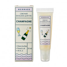 The shining Mermade Champagne lip balm with oil of a peach and shi, with A, E vitamins, 10 ml