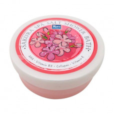 Srub salt for a shower of Yoko Sakura Spa Salt Shower Bath with an Oriental cherry, 250 g
