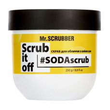 Face scrub of Mr.Scrubber Soda Scrub with shea butter, 250 g