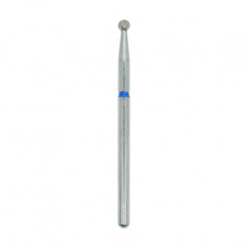 Replaceable diamond mill for Tufi Profi manicure the Ball, 2.3 mm, a blue notch, (001 023B)