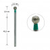 Replaceable diamond mill for Tufi Profi manicure the Ball, 3.5 mm, a green notch, (001 035G)