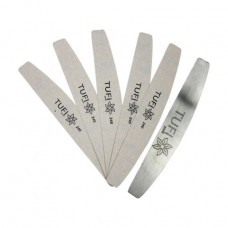 Replaceable files for Tufi Profi file with a metal base, the round edge, 240 grit, 6 pieces (0073996)