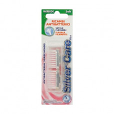 Replaceable heads for the Silver Care Plus toothbrushes soft, 2 pieces