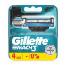 Replaceable cartridges for shaving of Gillette Mach 3, men's, 4 pieces