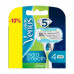 Replaceable cartridges for shaving of Gillette Venus Extra Smooth Embrace female, 4 pieces
