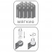 Replaceable monopuchkovy nozzles of Paro Swiss Interspace F soft, 6 pieces