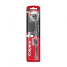 Replaceable nozzles for an electric toothbrush of Colgate 360 ° Charcoal, soft, 2 pieces